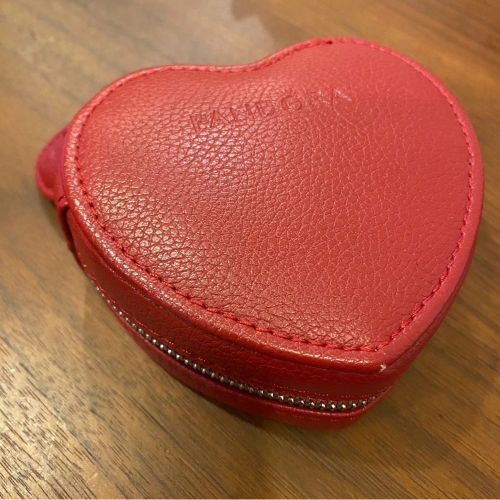 Pandora Red Jewelry Case with Pouch
